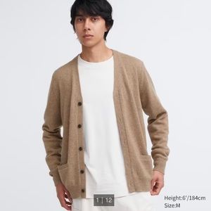 Uniqlo premium lambswool cardigan